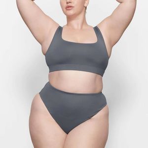 NWT SKIMS Signature Swim Tank Bikini Top